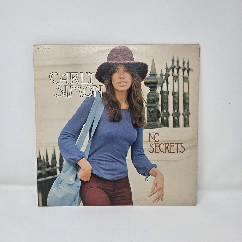 Carly Simon No Secrets 1972 Vinyl‎ LP EKS-75049 Elektra You're So Vain